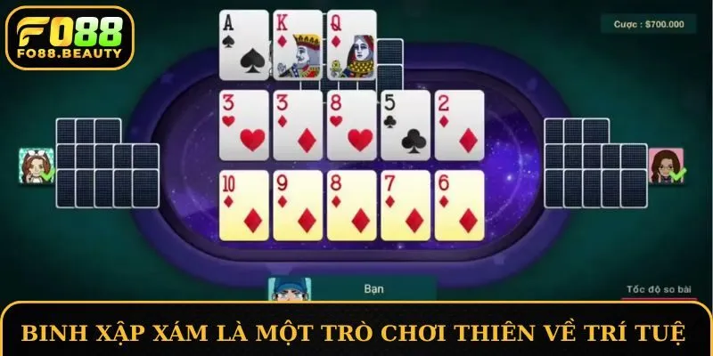 Binh Xập Xám là một trò chơi thiên về trí tuệ và chiến thuật