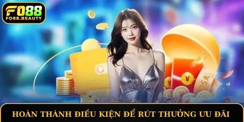 Hoàn thành điều kiện để rút thưởng ưu đãi
