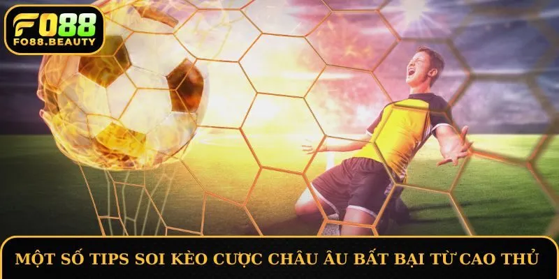 Một số tips soi kèo cược châu Âu bất bại từ cao thủ